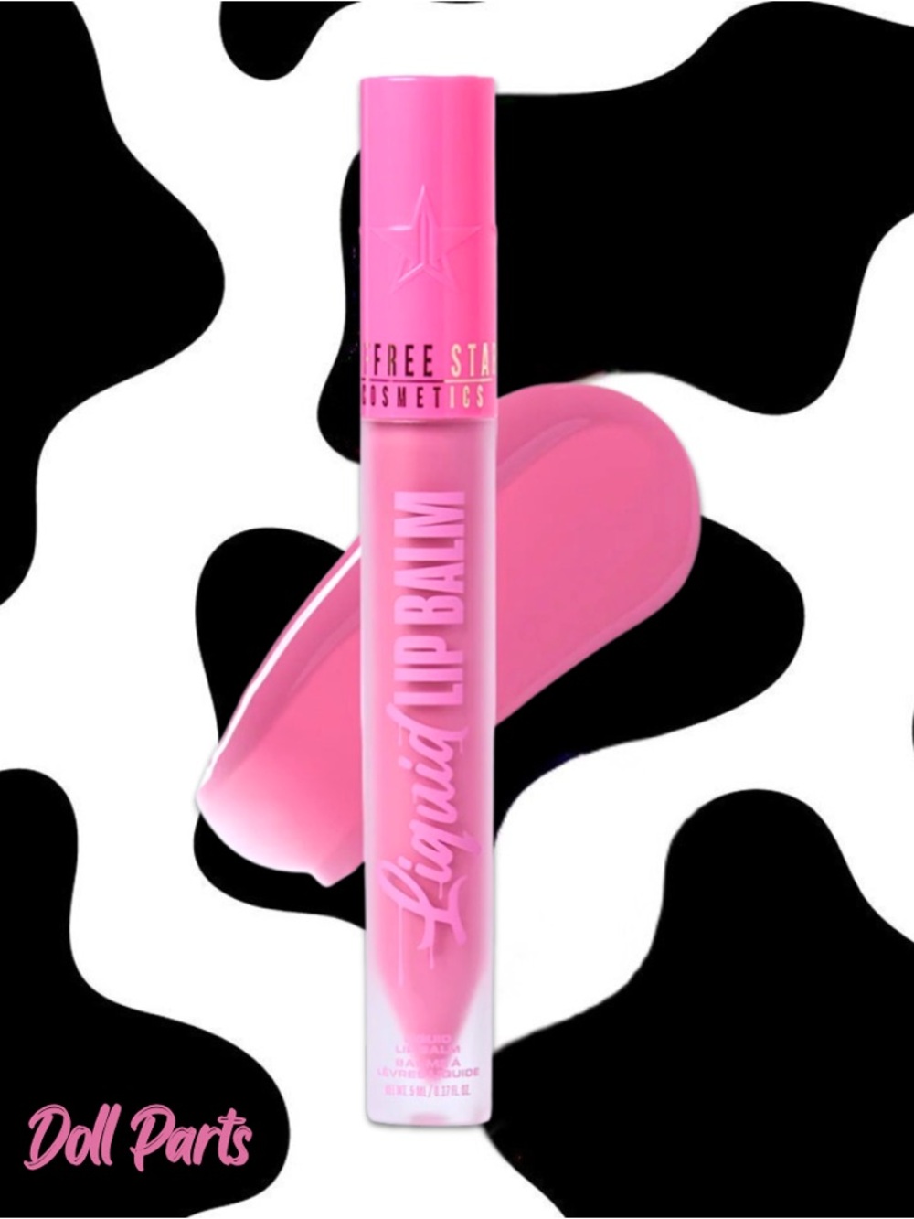 Jeffree Star | ‘Doll Parts’ Milky Liquid Lip Balm | NiB rosy mauve tinted balm